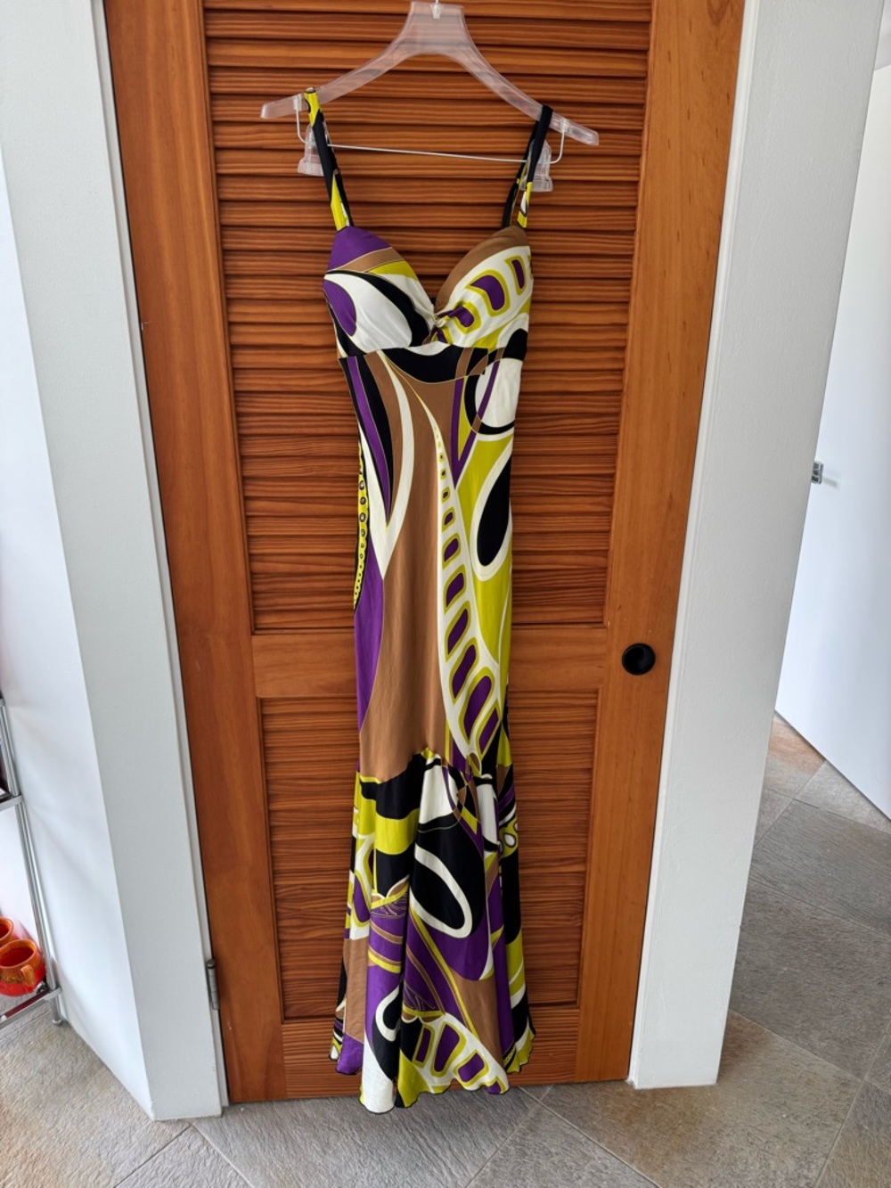 CACHE Multi Vibrant Print Maxi Dress